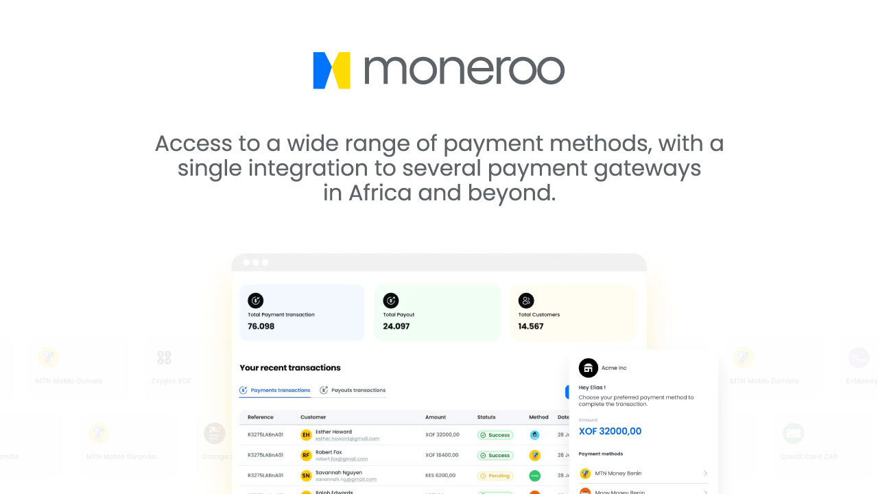 Accept payments with more flexibility | Moneroo
